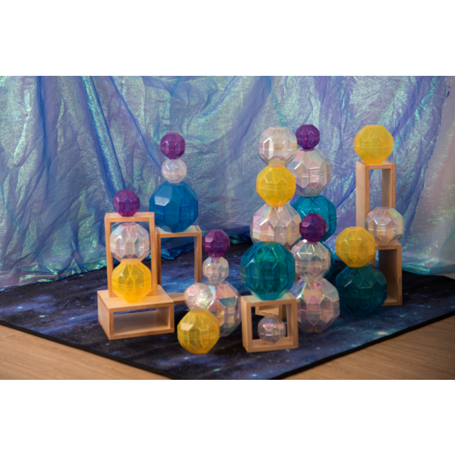 Stralende bouwstenen kleur, 12 stuks