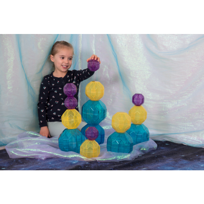 Stralende bouwstenen kleur, 12 stuks