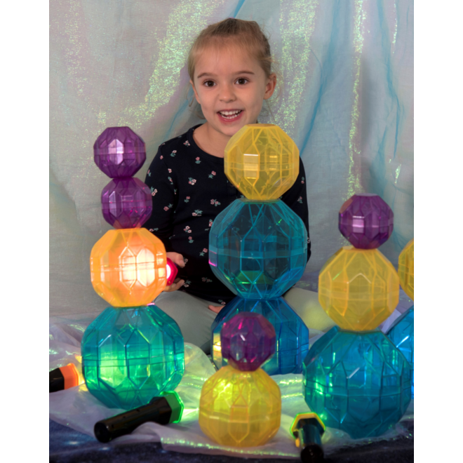 Stralende bouwstenen kleur, 12 stuks