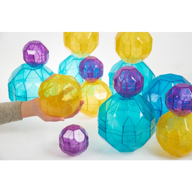 Stralende bouwstenen kleur, 12 stuks