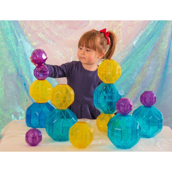 Stralende bouwstenen kleur, 12 stuks