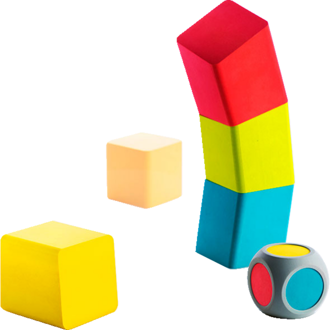 Stapelblokken schuin maxi