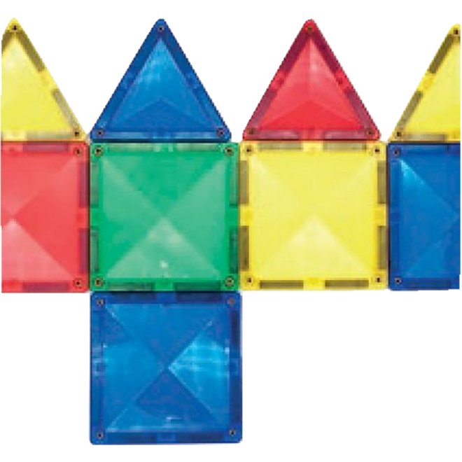 Magnetiles driekanten en vierkanten, 100 delig