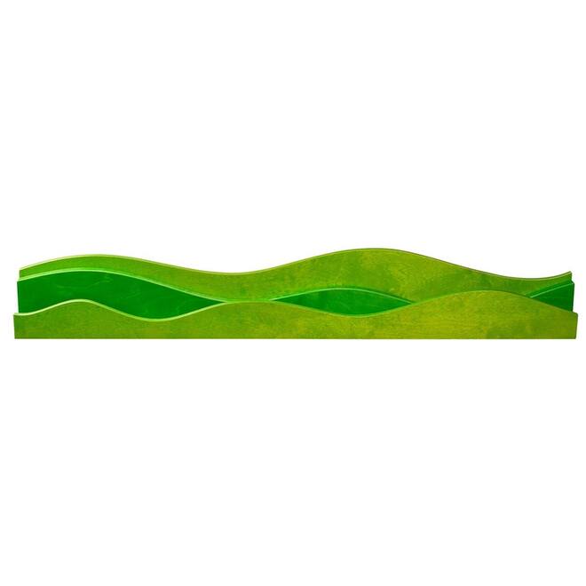 Speellijst natuur voor aan de muur voor speeldieren, groen