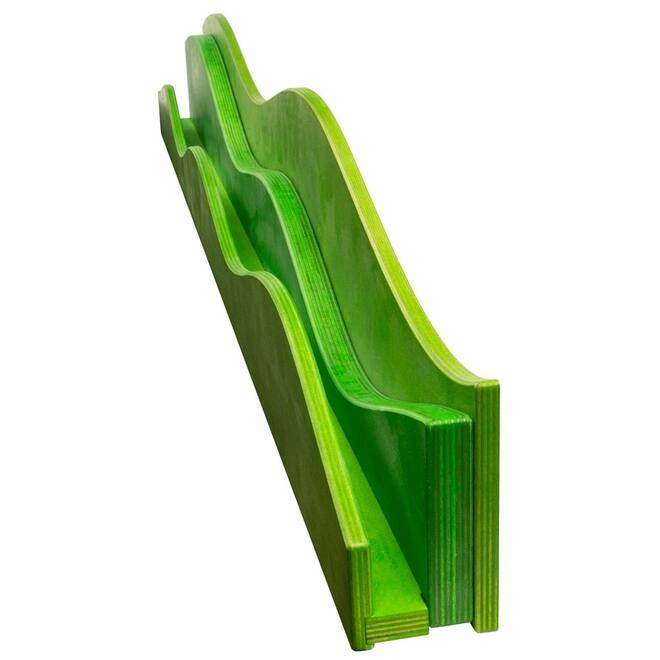 Speellijst natuur voor aan de muur voor speeldieren, groen