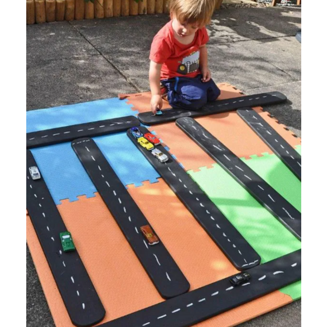 Krijtbord Wegen - set van 8