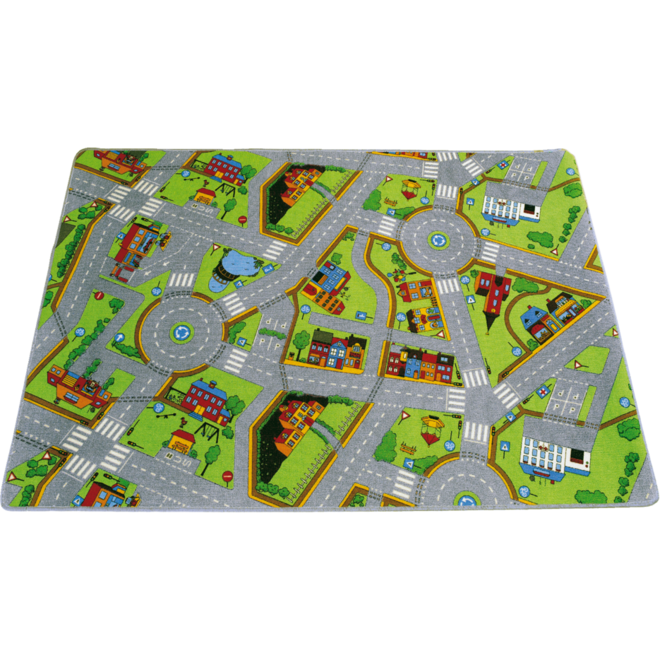Speelmat verkeer, met viltrug