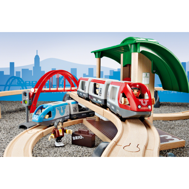 BRIO Treinset met perron