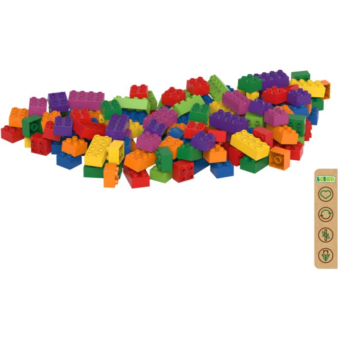 BiOBUDDi Education Big bouwblokken 150 stuks