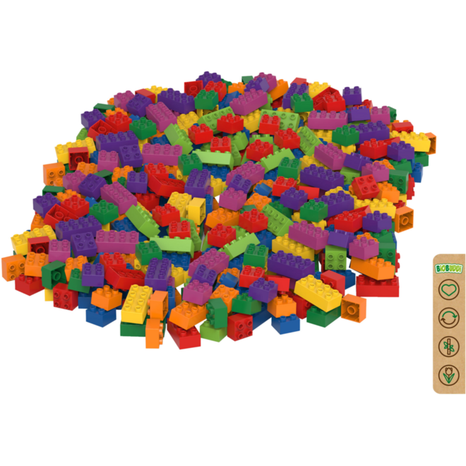 BiOBUDDi Education Big bouwblokken 500 stuks