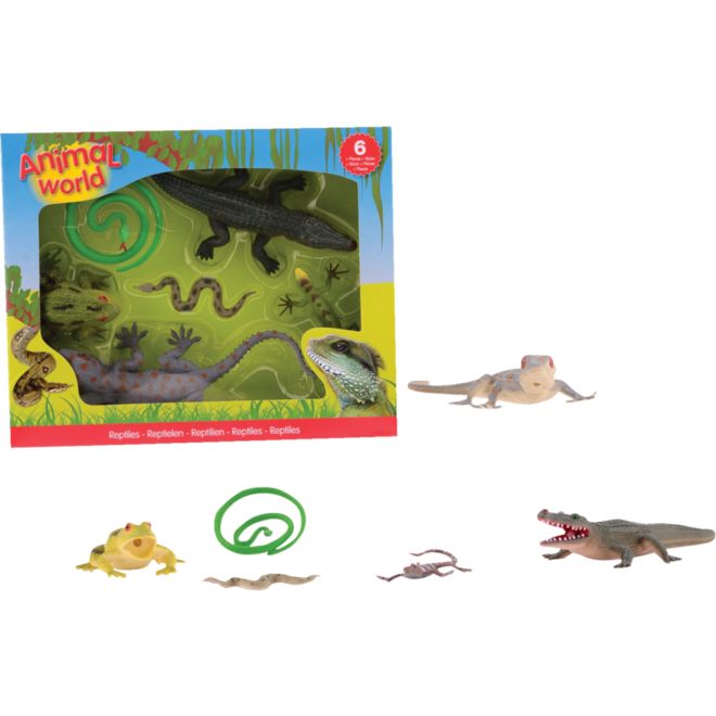 Reptielen 6 stuks