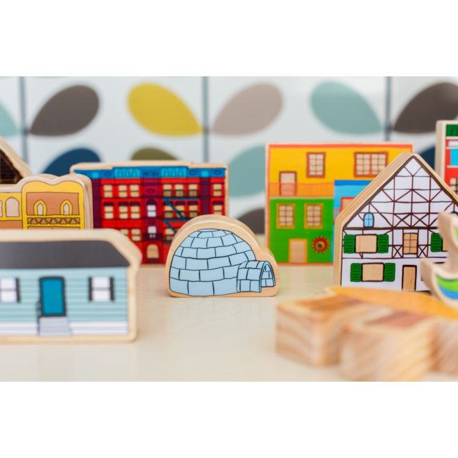 Huizen rond de wereld
