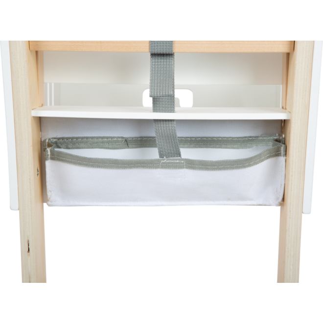Small Foot - houten supermarkt winkelwagen wit