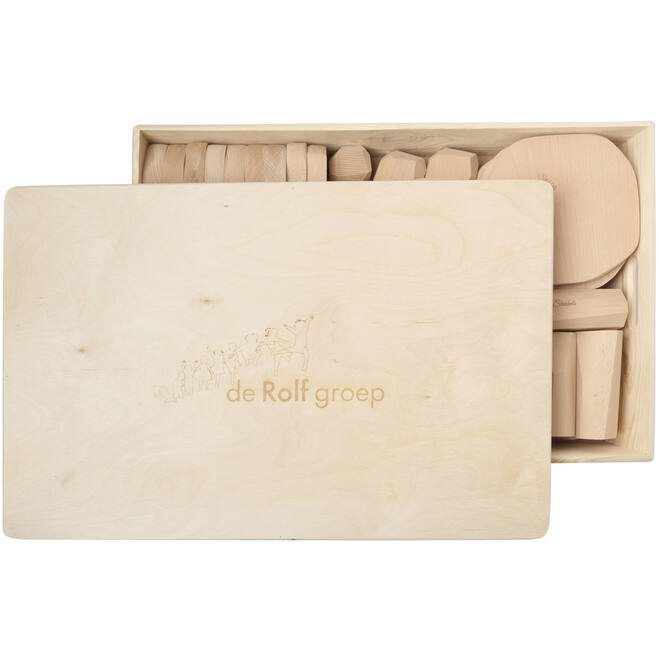 Stekkels klassenset met 2 sets Rocs en kist