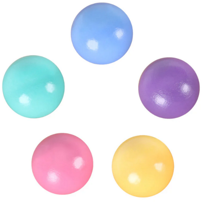 Coblo Pastel Knikkerbaan balletjes - 6 stuks