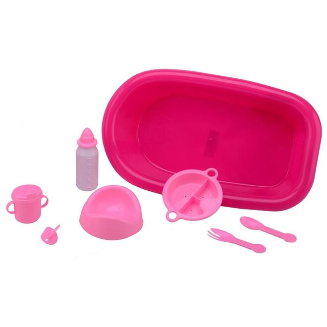 Babybadje met accessoires, 8 onderdelen