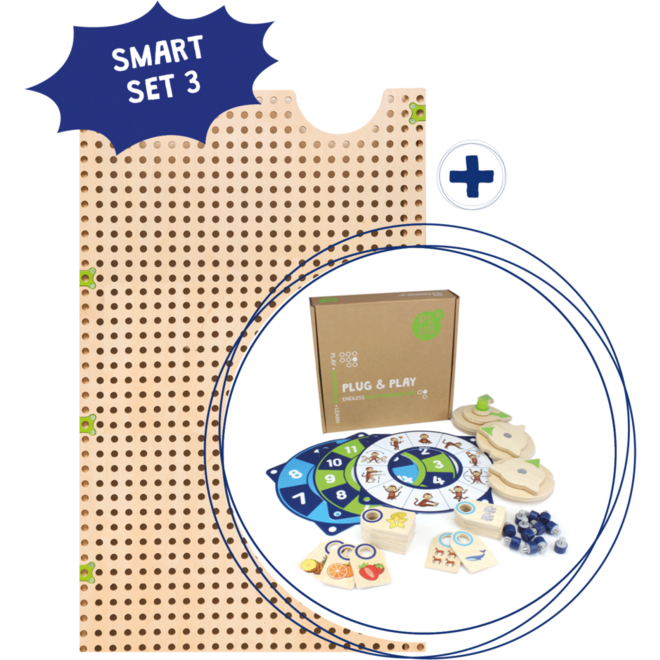 Plug It Smart Klok & Actie Folie-Set: Basisplaat + Klok&Actie Folieset