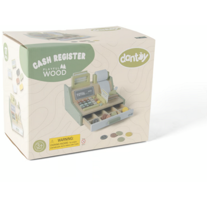 Kassa | 17 delig, hout