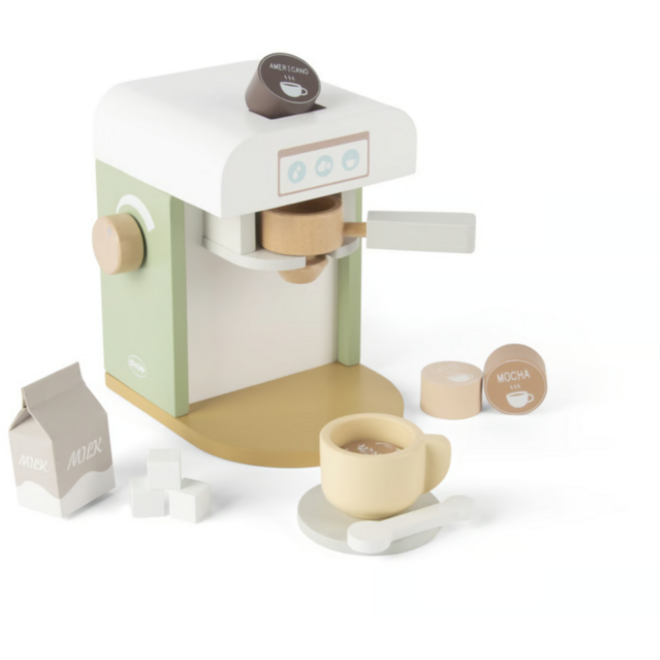 Koffiezetapparaat | 13 delig, hout
