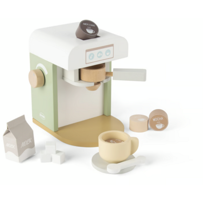 Koffiezetapparaat | 13 delig, hout