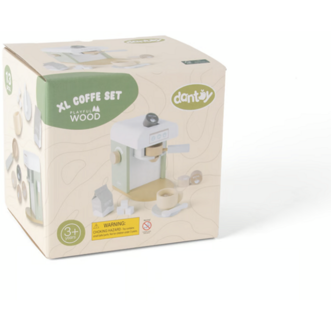 Koffiezetapparaat | 13 delig, hout