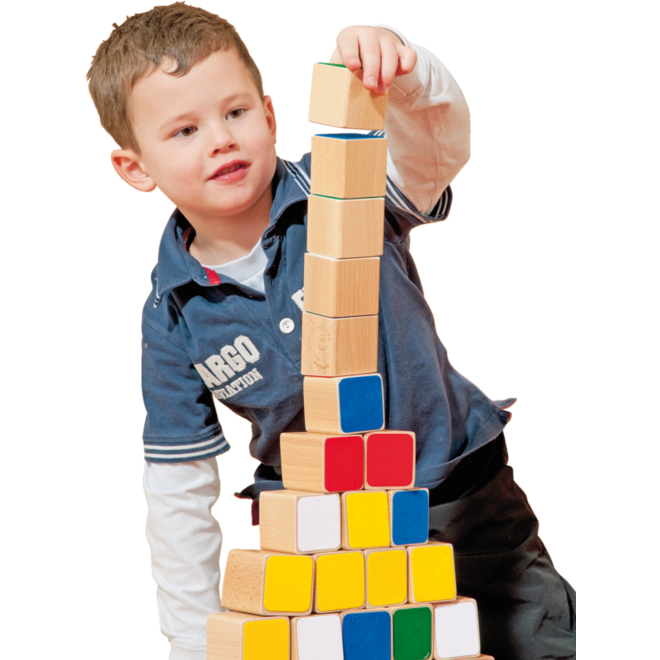 Bouwblokken balanceren