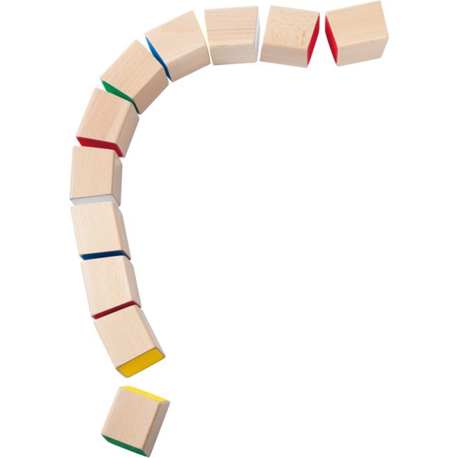 Bouwblokken balanceren