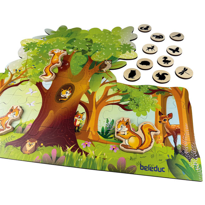 Puzzel XXL - Nuki & vrienden