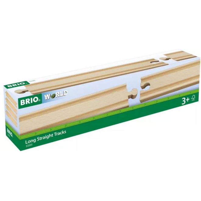 Brio World Lange rails recht (4 stuks)