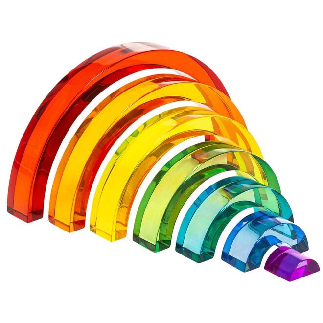 Regenboog van acryl