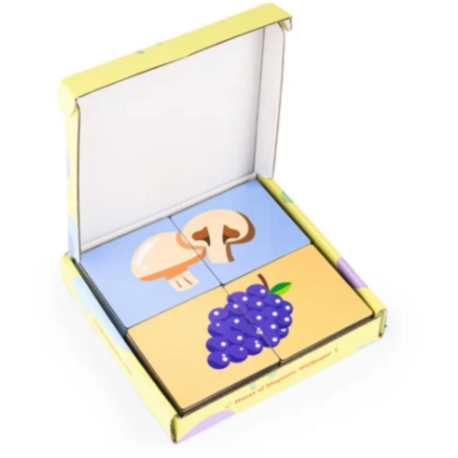 Magnetische fruit- en groentepuzzel