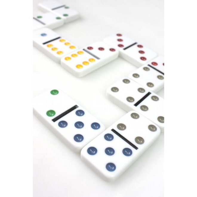 Domino dubbel 6 in blik