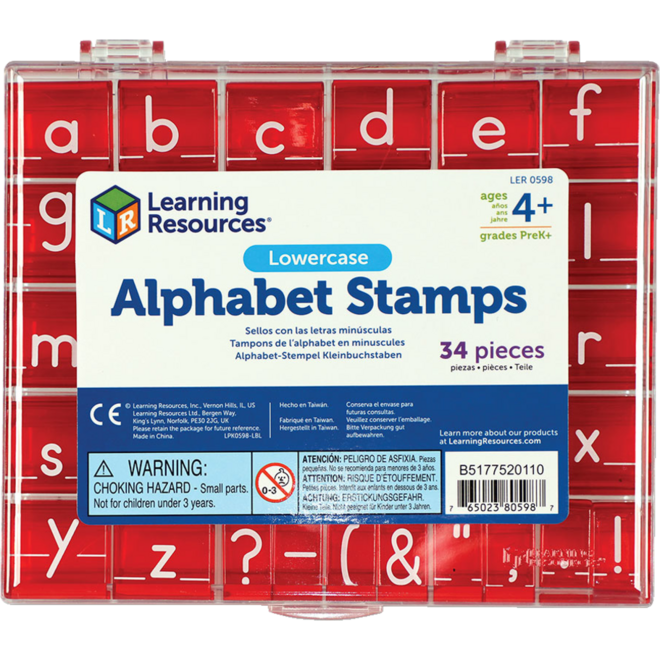 Letterstempels kleine letters