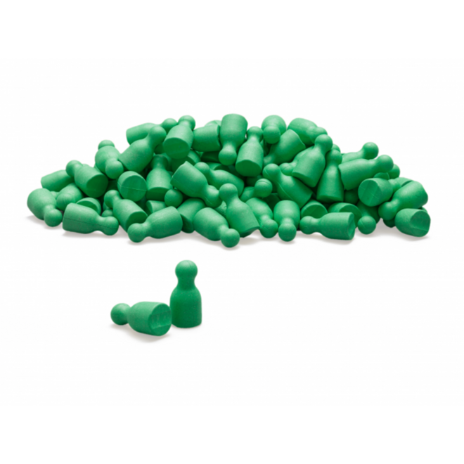 Pionnen groen, set van 100 stuks