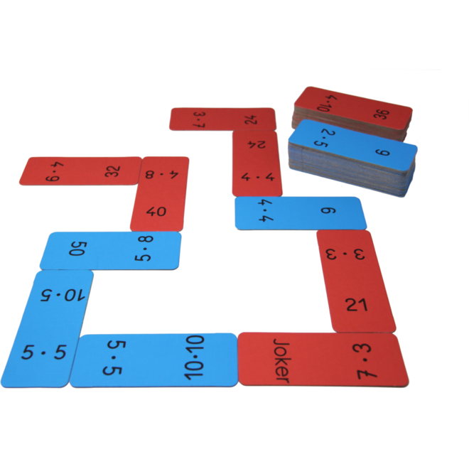Domino, optellen en aftrekken, tot 20
