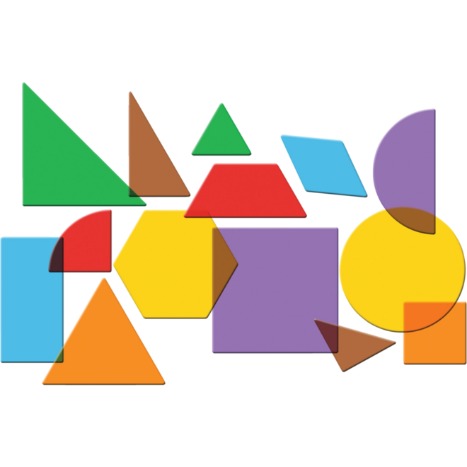 Geometrische vormen transparant