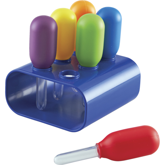 Jumbo pipetten in een standaard