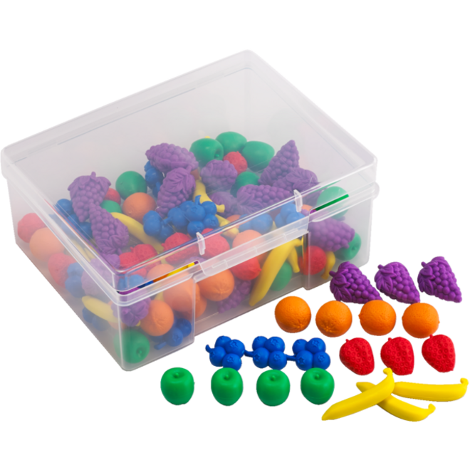 Rekenfruit 6 kleuren en 6 vormen
