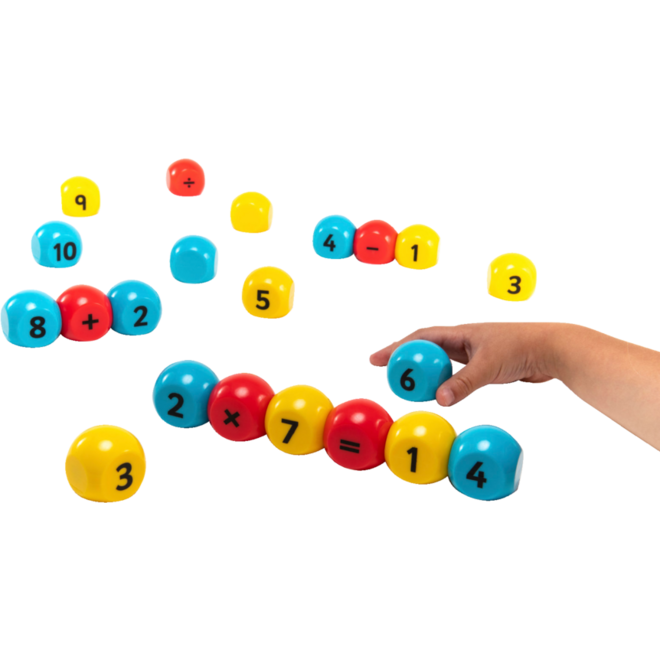 Magnetische cijferblokken.
