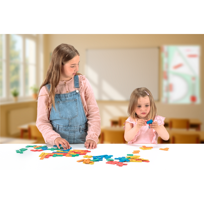 Pentomino's in 5 kleuren (60 st.)