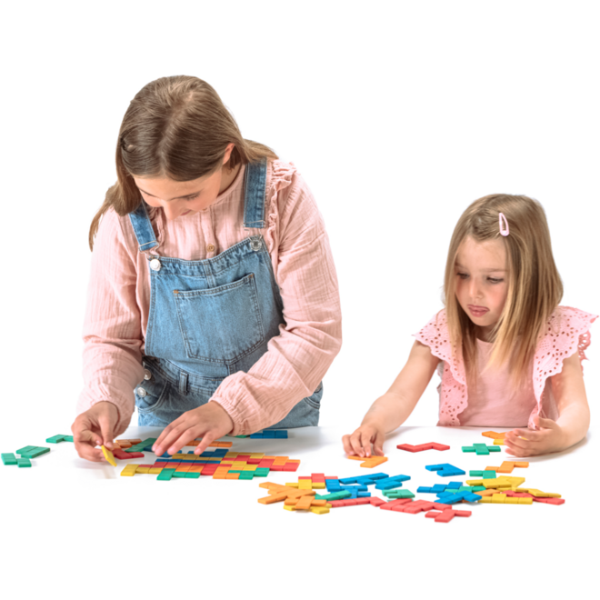 Pentomino's in 5 kleuren (60 st.)
