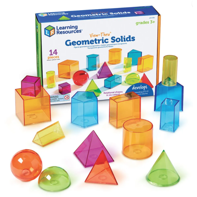 Geometrische vaste lichamen (set van 14)
