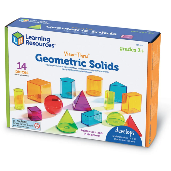 Geometrische vaste lichamen (set van 14)