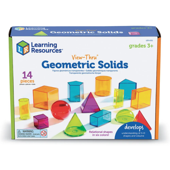 Geometrische vaste lichamen (set van 14)