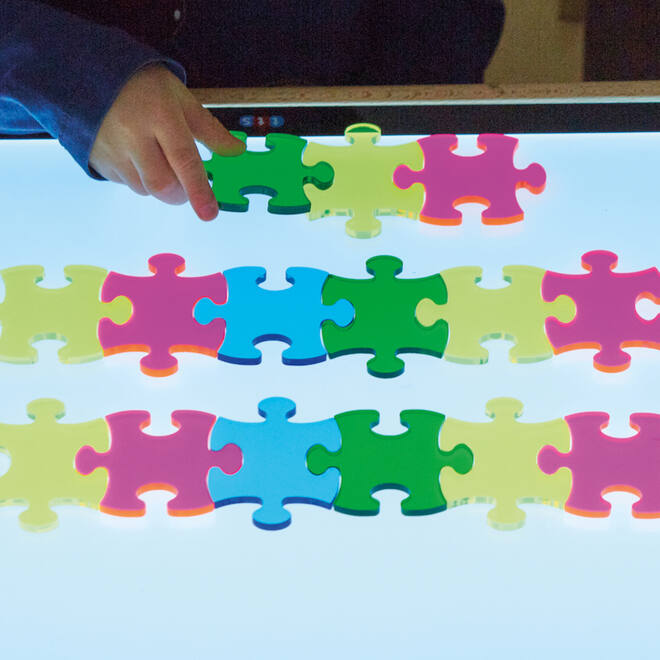 Puzzel transparant