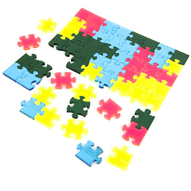Puzzel transparant