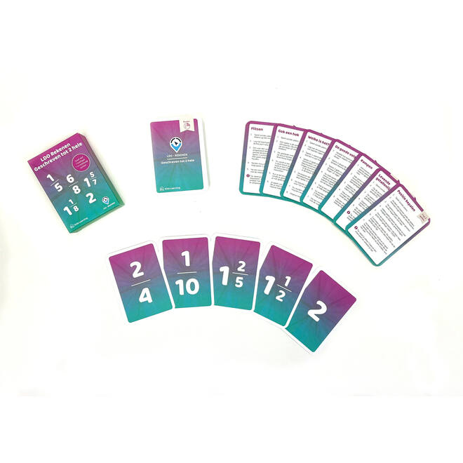 LDO Rekenen - Kaartspel Breuken - set van 3