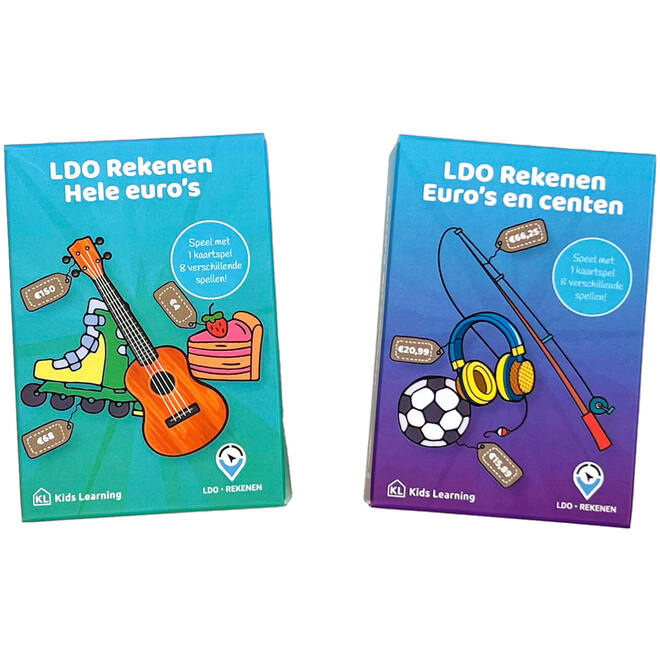 LDO Rekenen - Kaartspel Geld - set van 2