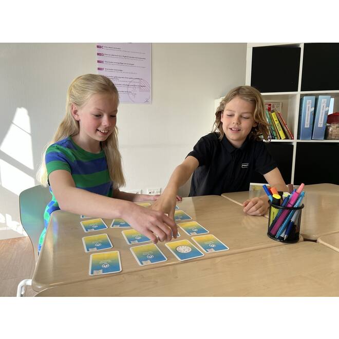 LDO Rekenen - Kaartspel Tijd - set van 4