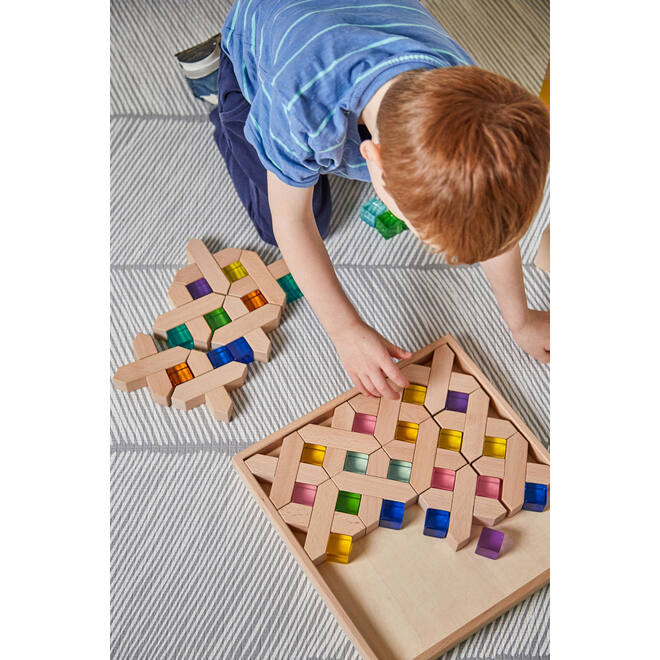 Regenboog Edelstenen & Kruizen Set van 40